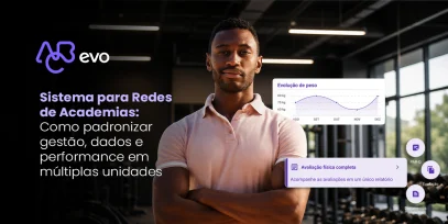Sistema para redes de academias com gestão multiunidade, indicadores e controle centralizado