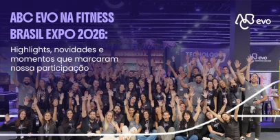 Equipe no estande da ABC Evo na Fitness Brasil Expo 2026