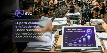 Agente de IA de vendas para academias atendendo leads e automatizando o processo comercial